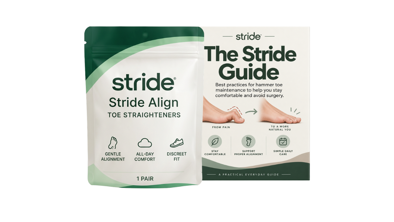 Stride Align packaging and The Stride Guide