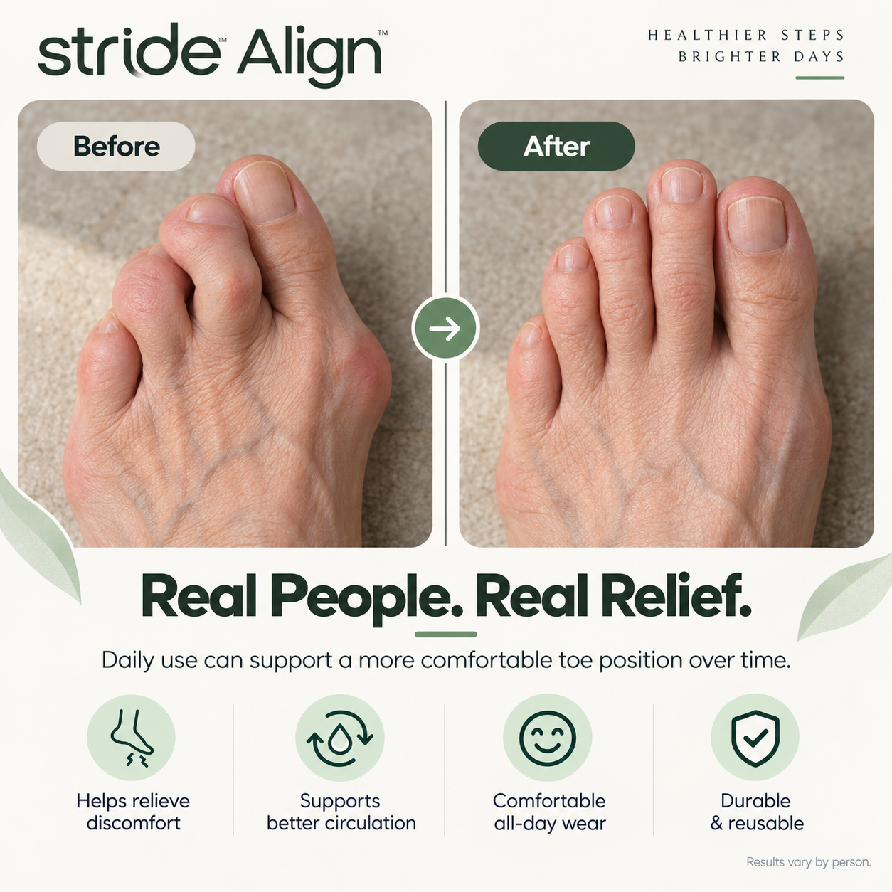 Supplied AI-generated before-and-after illustration, not a verified customer outcome.